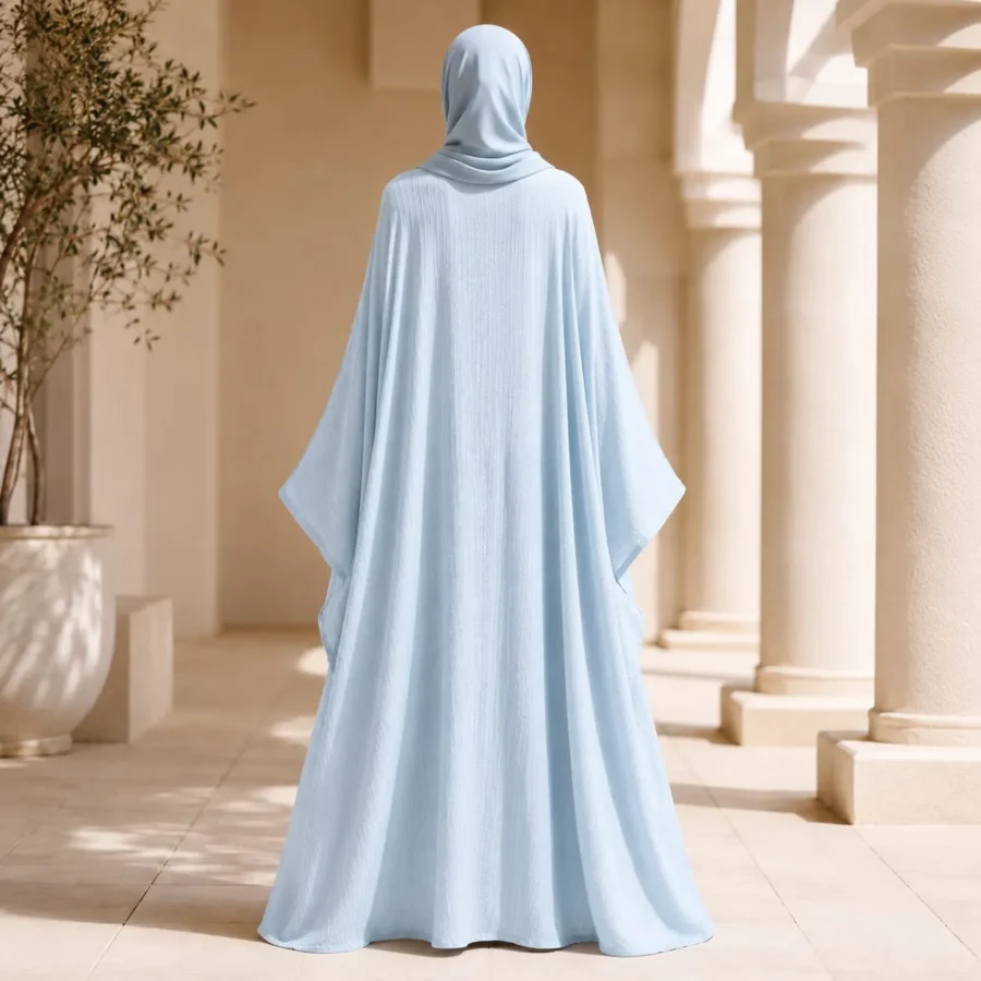 ABAYA HUSE . sky serenity abaya (5) ABAYA HUSE . sky serenity abaya (5)